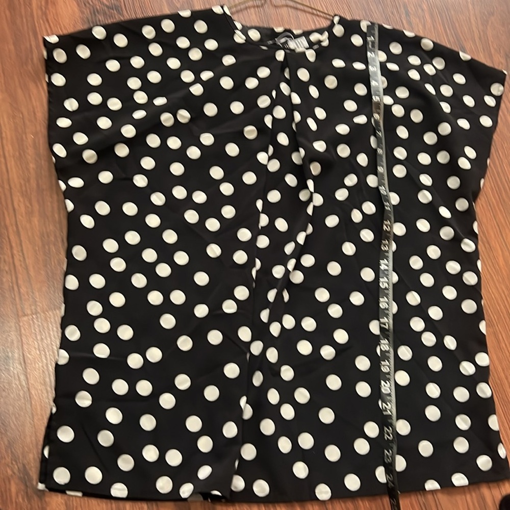 Vintage polkadot top size 10 - Picture 5 of 5